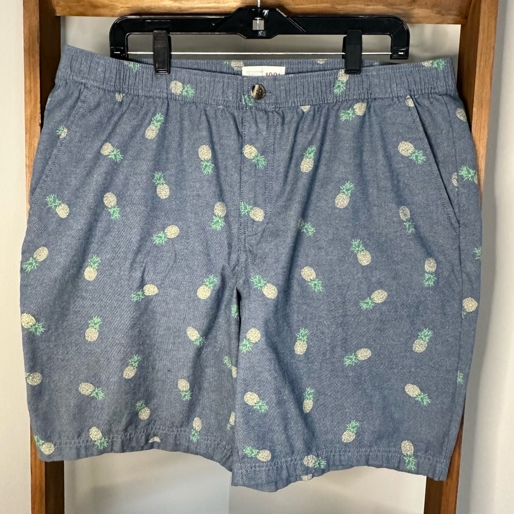 Pineapple Print Men’s Shorts